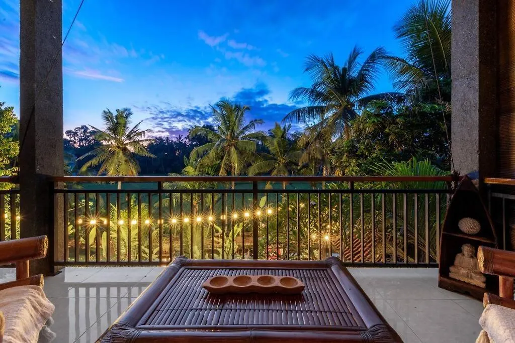 Eco Family Retreat, Rice Field & Jungle Views, Shared Pool, Nature Inspired Villa Ubud   Ubud (Bali)