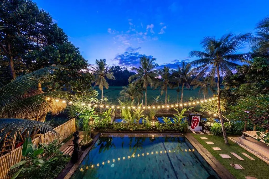 Eco Family Retreat, Rice Field & Jungle Views, Shared Pool, Nature Inspired Villa Ubud
