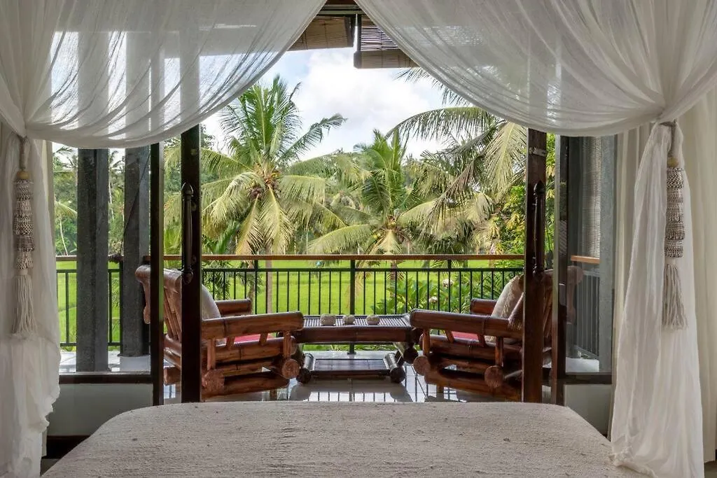 Eco Family Retreat, Rice Field & Jungle Views, Shared Pool, Nature Inspired Villa Ubud  Ubud (Bali)
